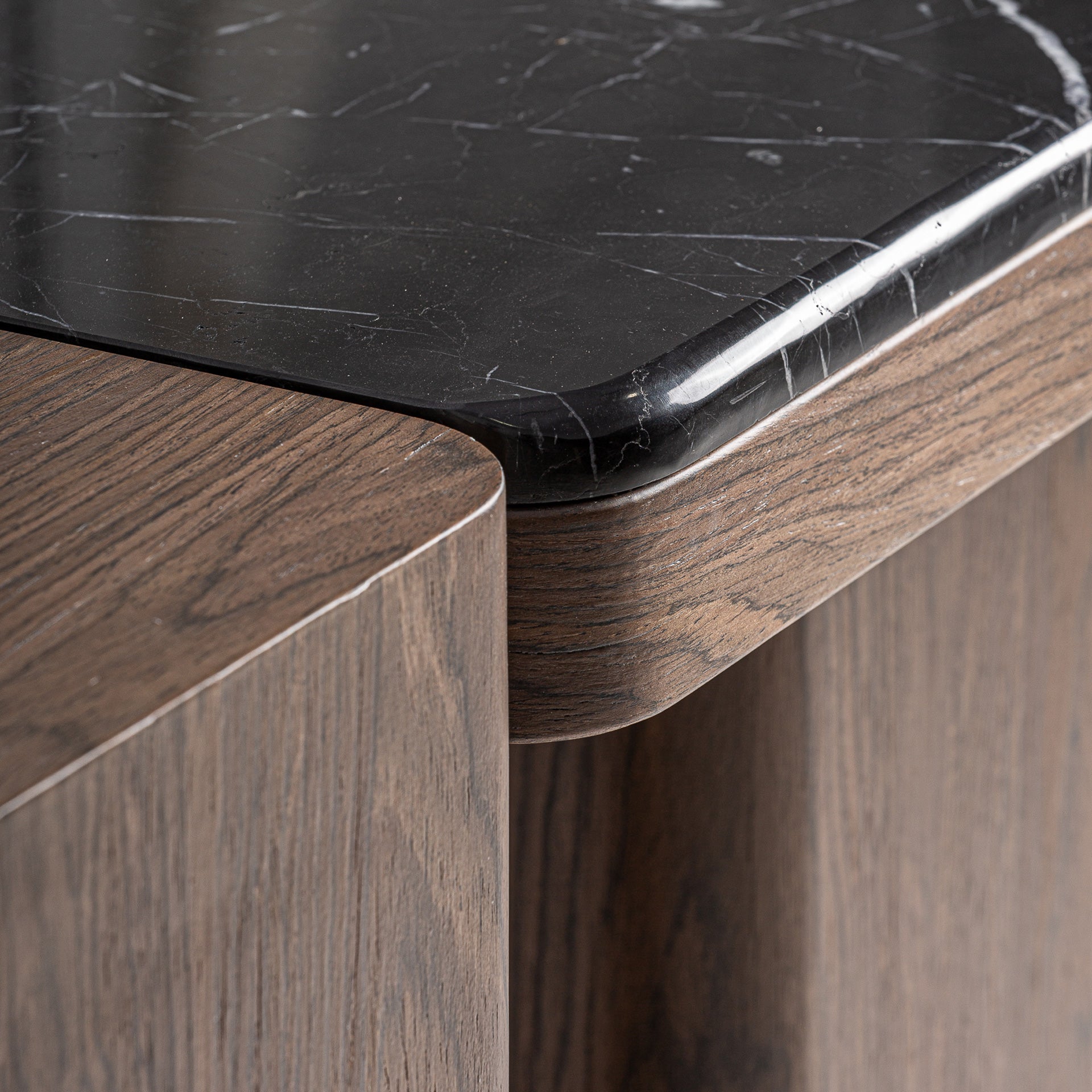 ATLAS CONSOLE TABLE in a modern interior setting