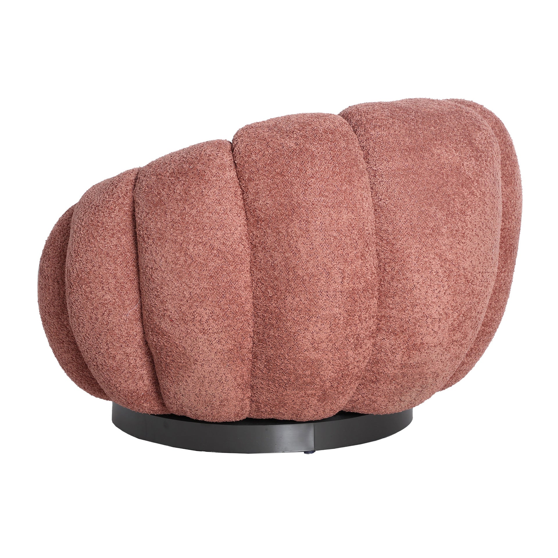 BOUCLÉ AYENT ROTATIVE ARMCHAIR - ramustudio