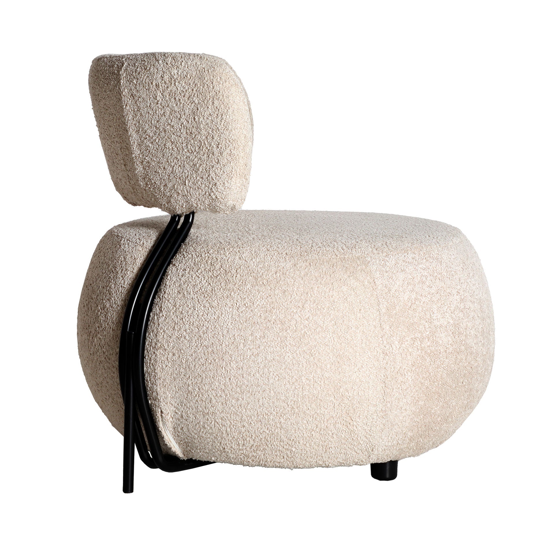 BOUCLÉ VALENCE ARMCHAIR - ramustudio