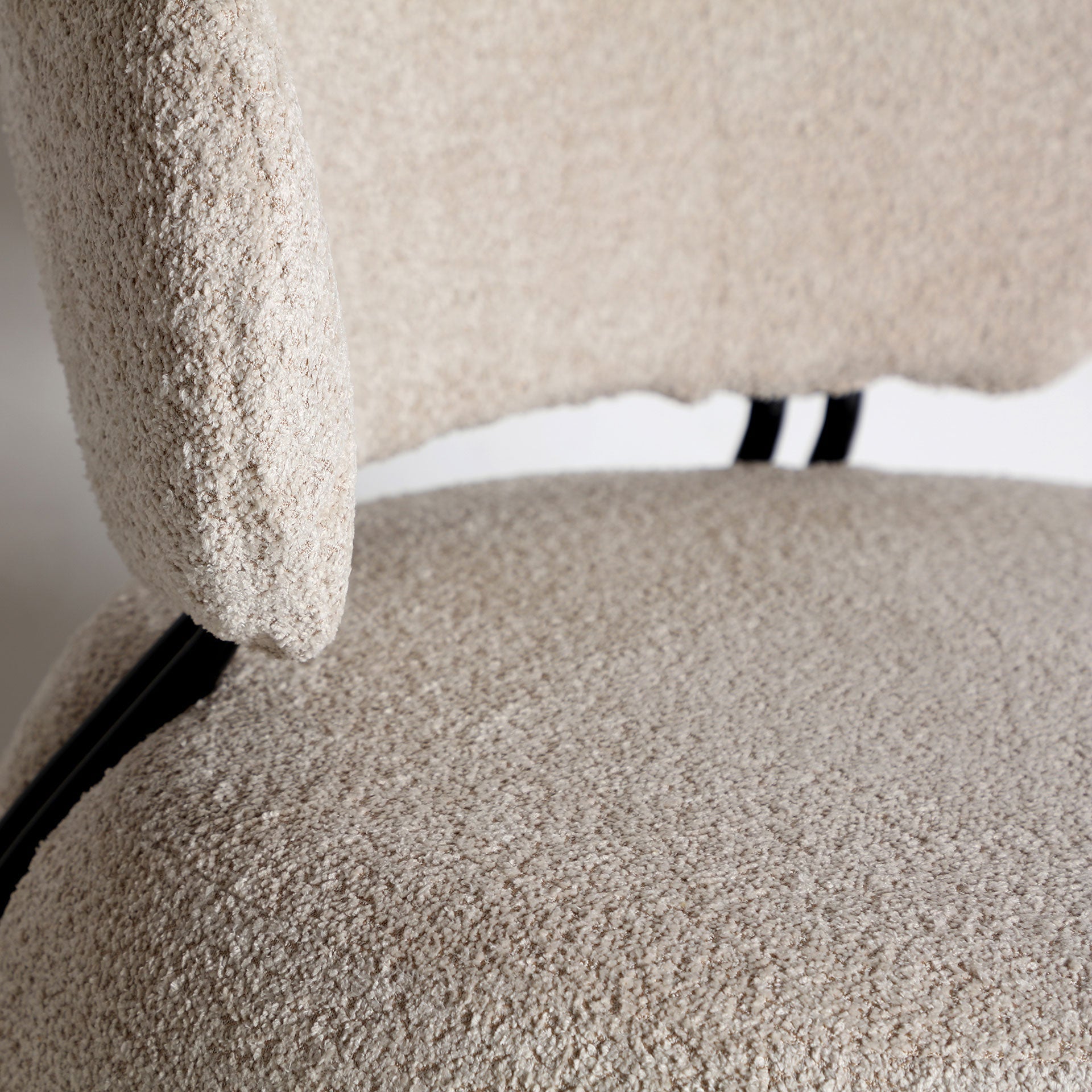 BOUCLÉ VALENCE ARMCHAIR - ramustudio