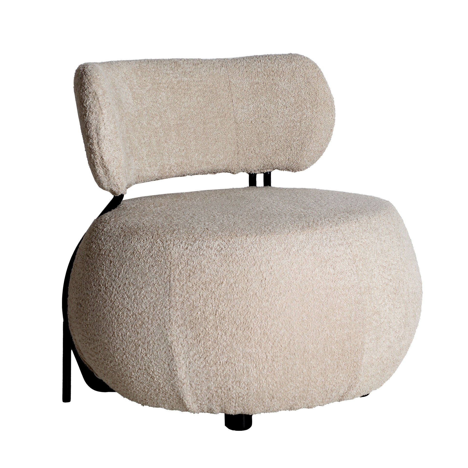 BOUCLÉ VALENCE ARMCHAIR - ramustudio