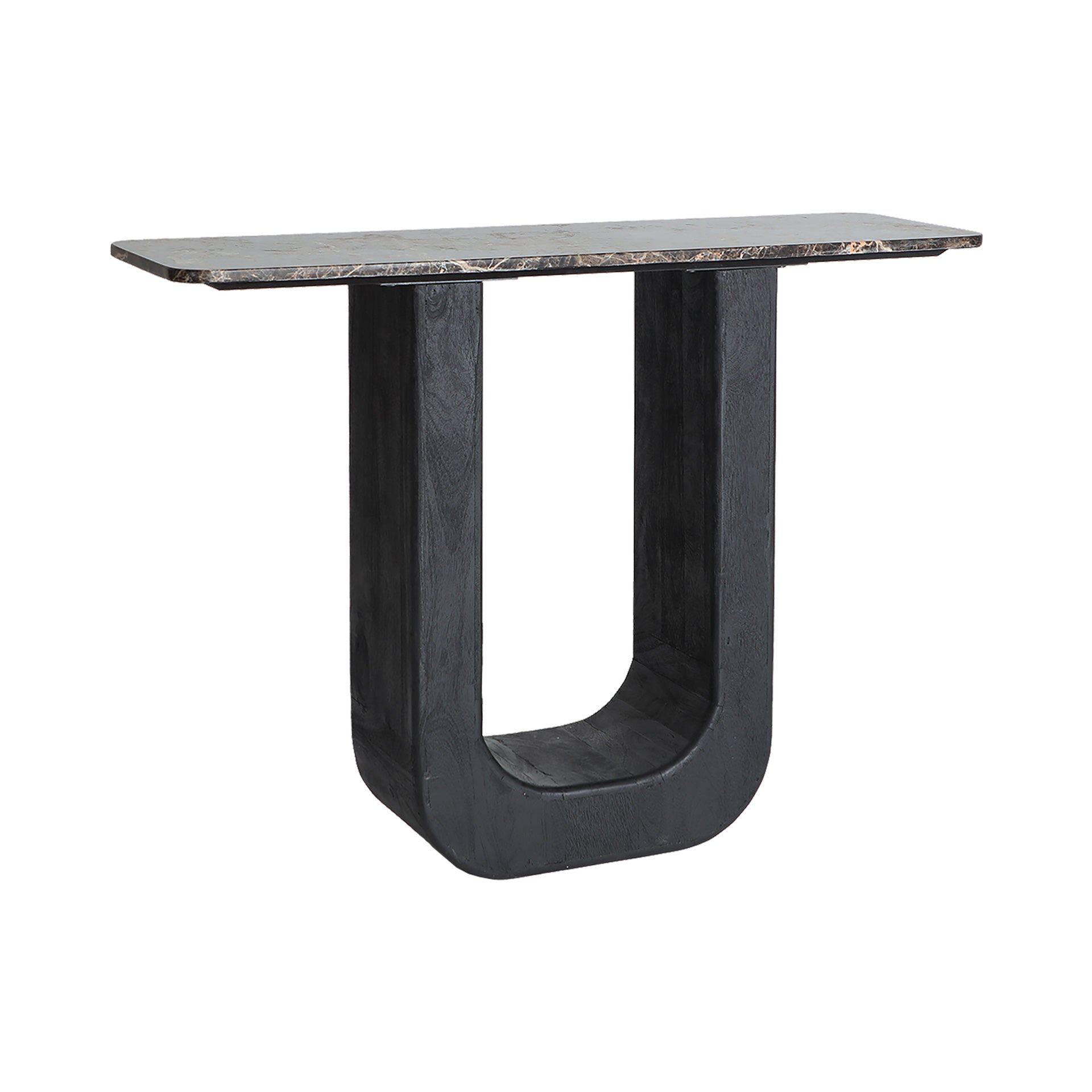 LOOP CONSOLE TABLE in a modern interior setting