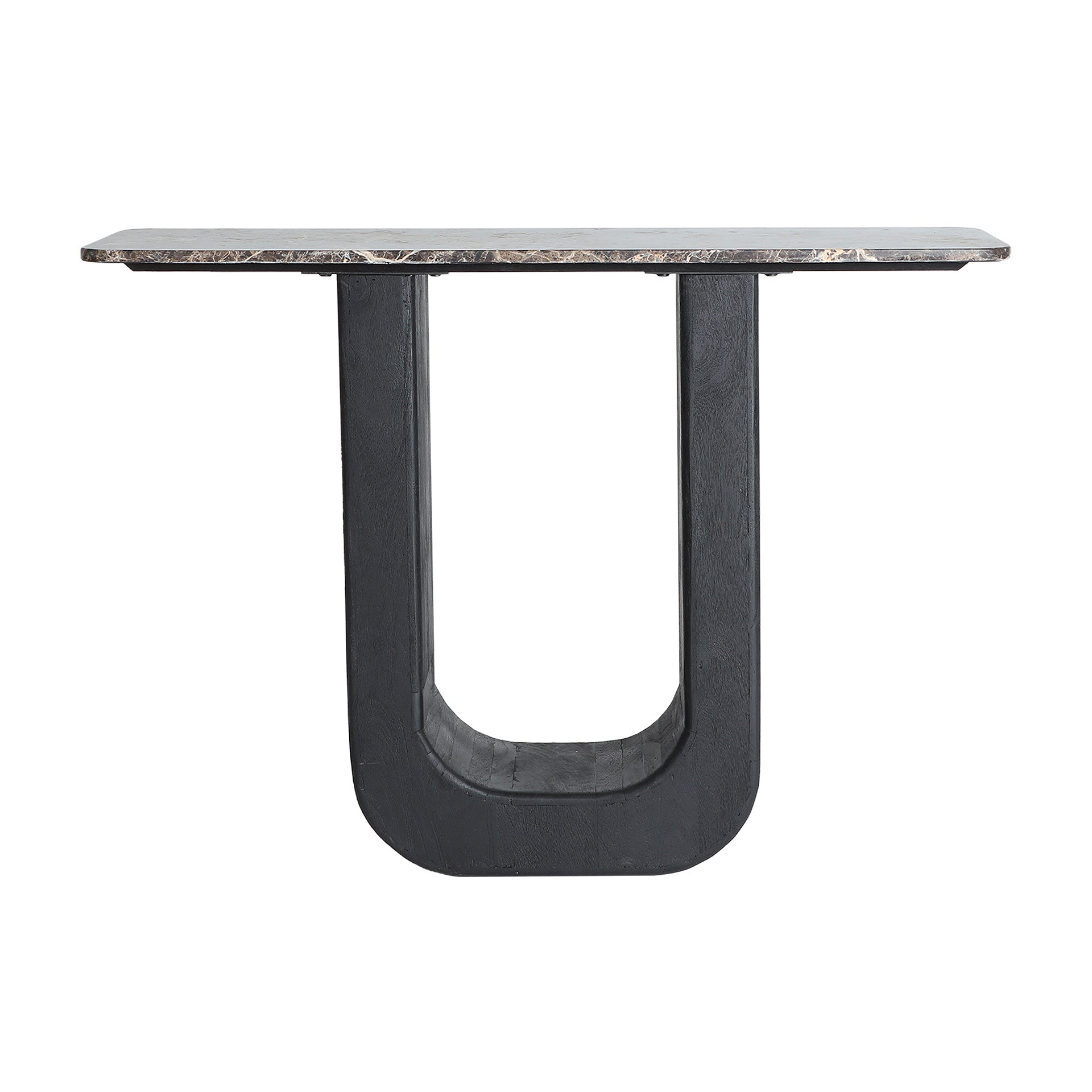 LOOP CONSOLE TABLE in a modern interior setting