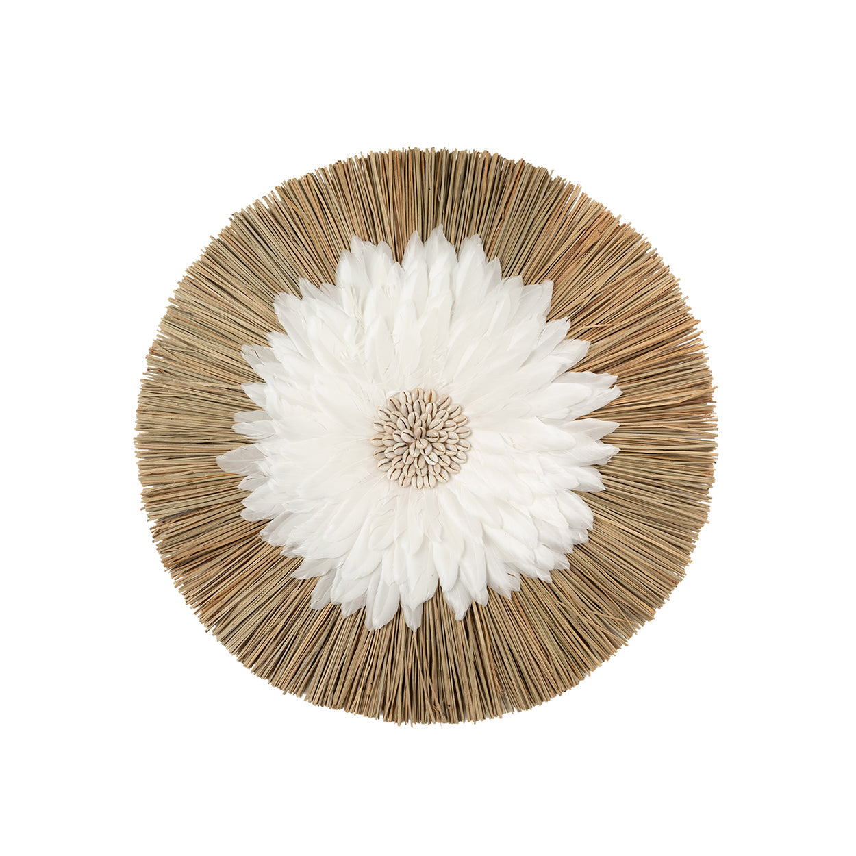 The Alang Feather Juju - Natural White