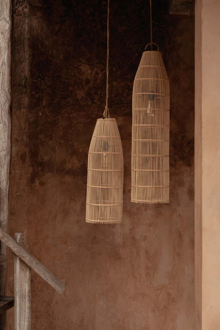 The Fish Trap Pendant - Natural - L
