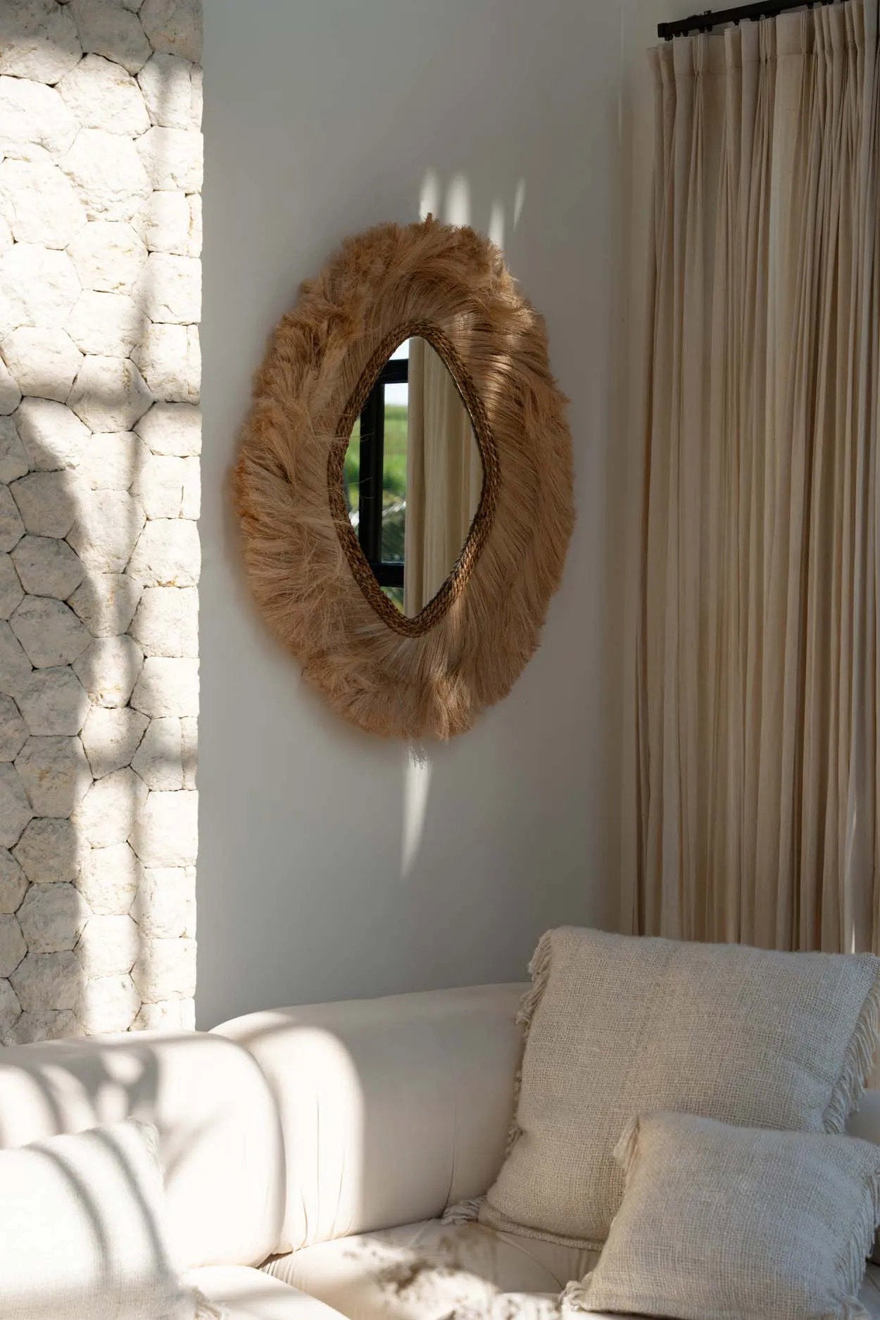 The La Duchessa Mirror - Natural - L