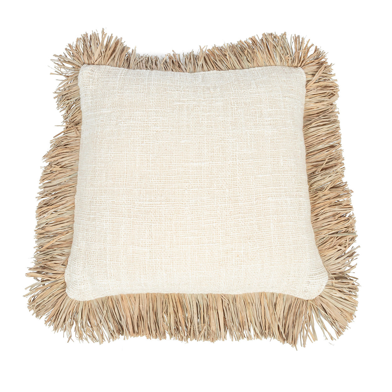 The Saint Tropez Cushion Cover - Natural White - 60x60