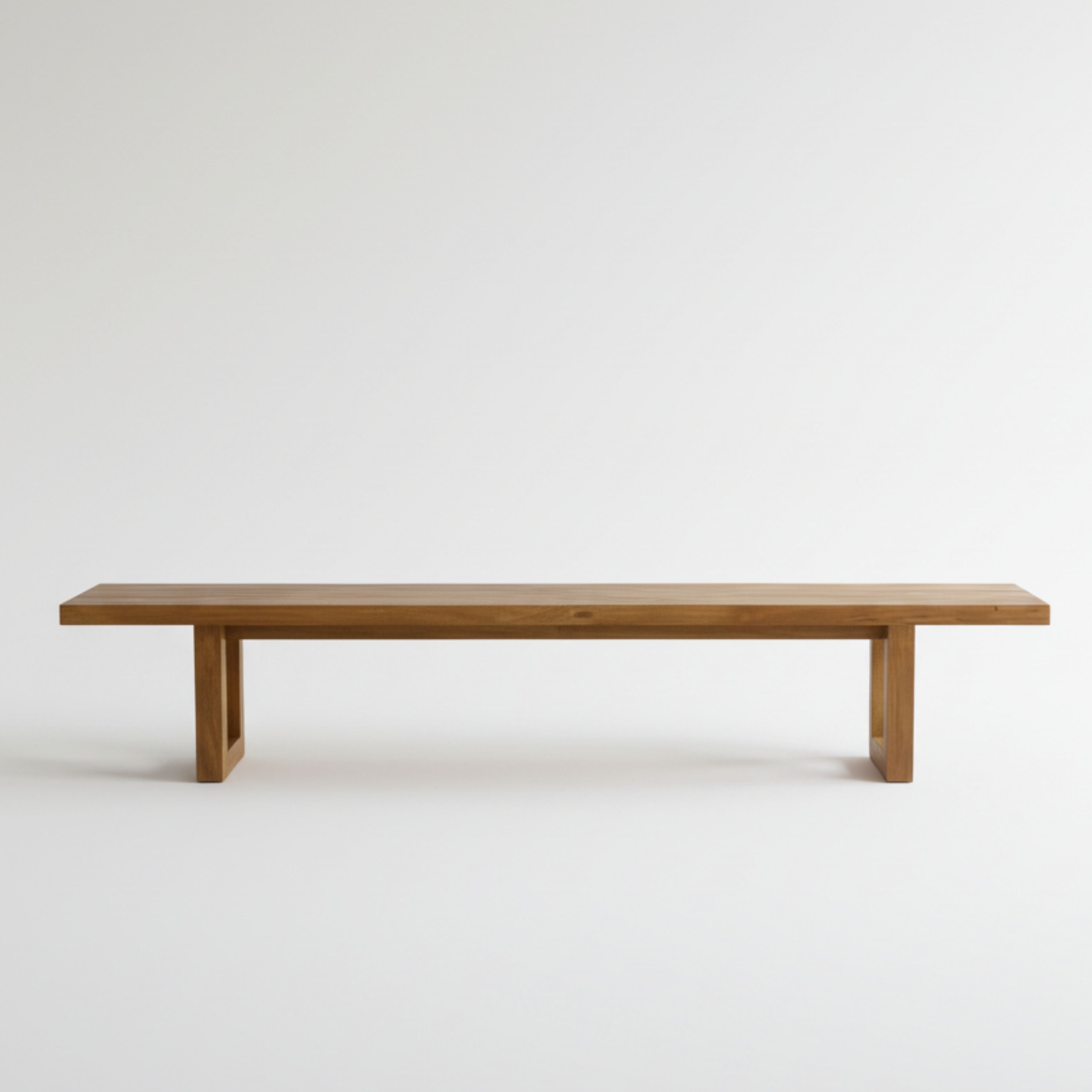 Bench With Square Foot - Natural - 220
