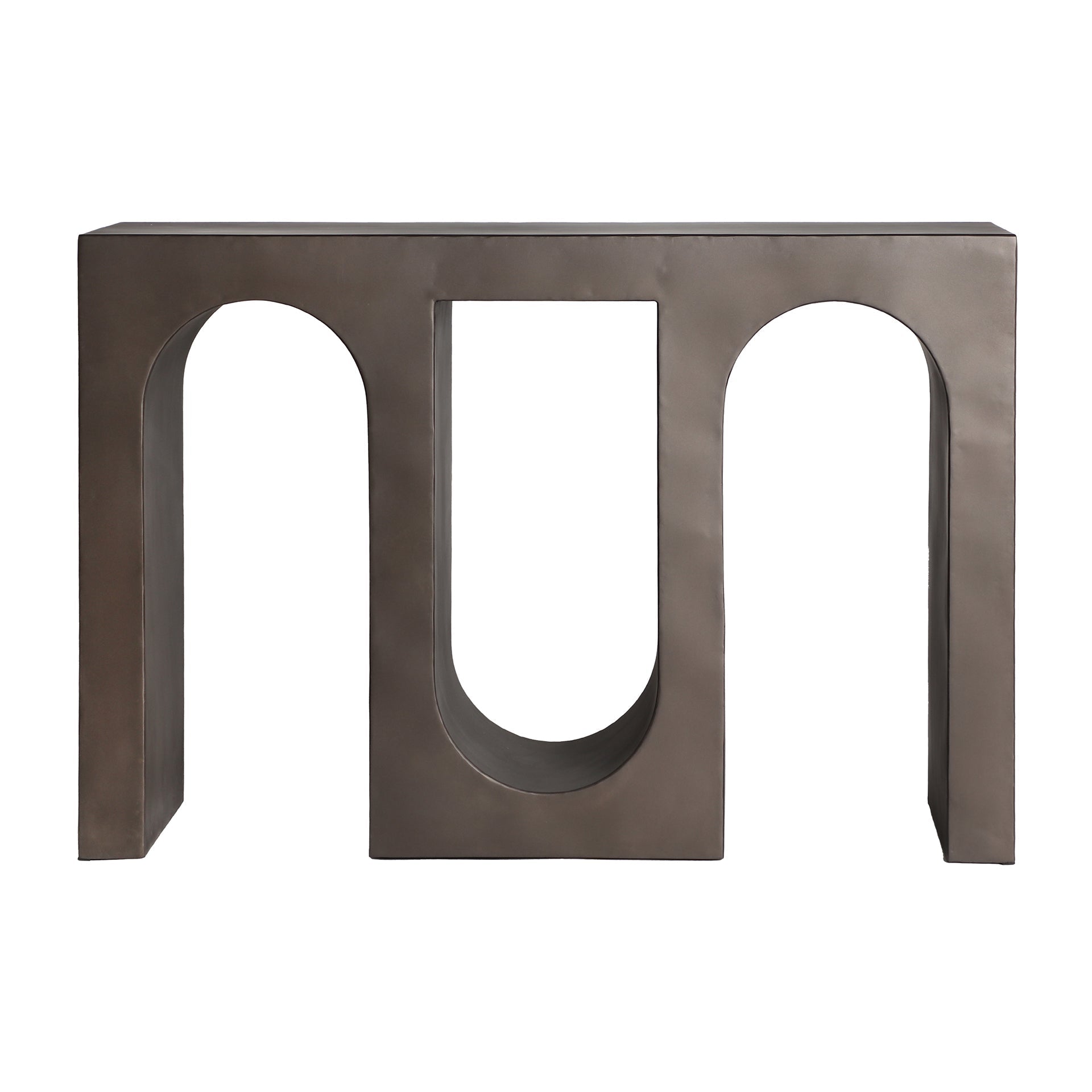 RETHEL CONSOLE TABLE in a modern interior setting