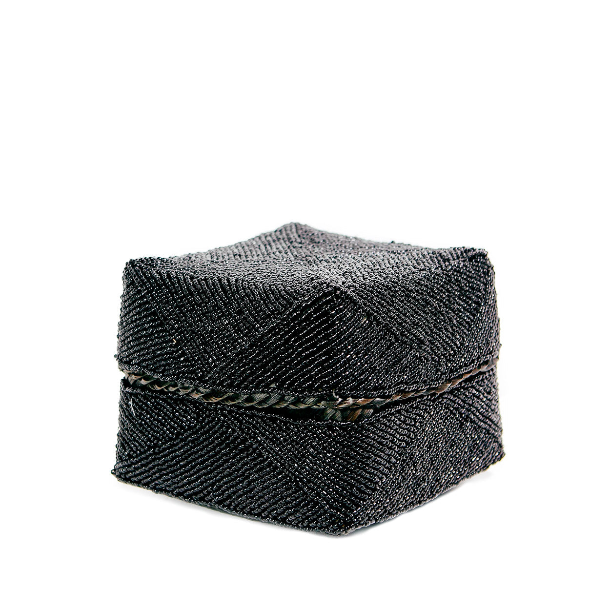 The Beaded Basket - Black - M