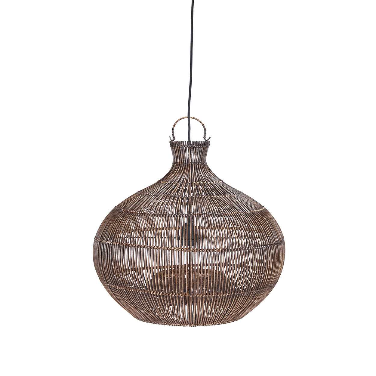 The Desert Gourd Pendant - Dark Walnut - S