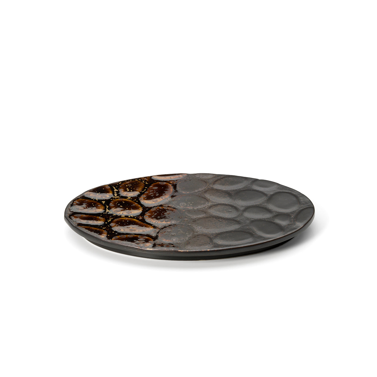 The Merapi Oval Plate - Brown