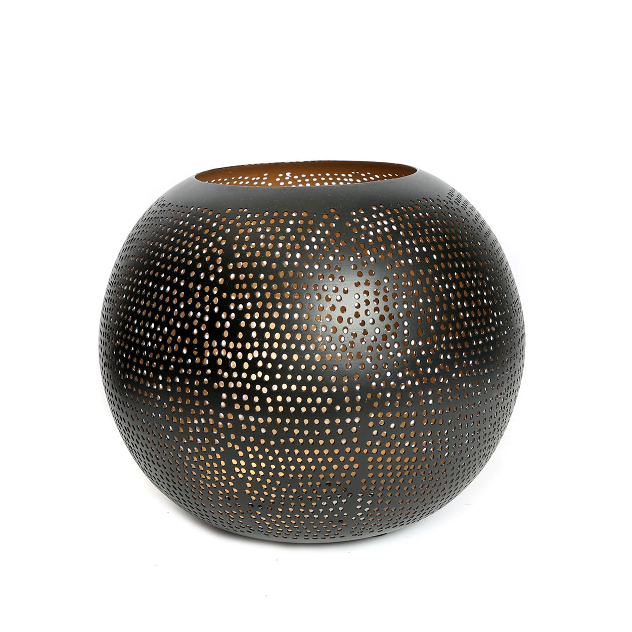 The Pierced Ball - Black Gold - L