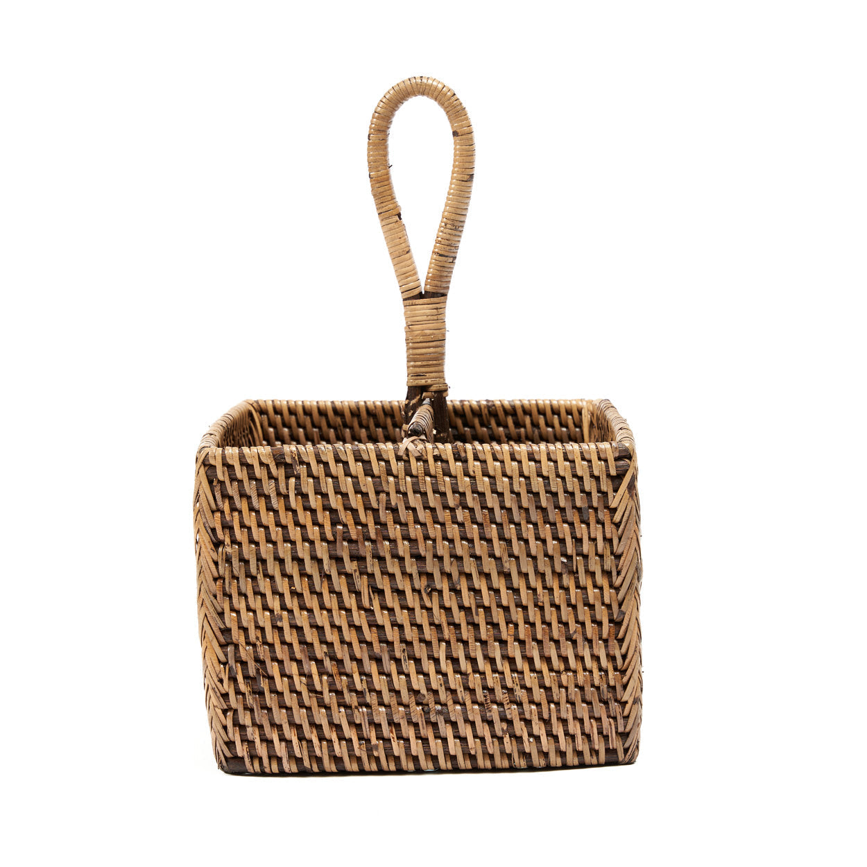 The Rattan Cutlery Caddy N°2 - Natural Brown