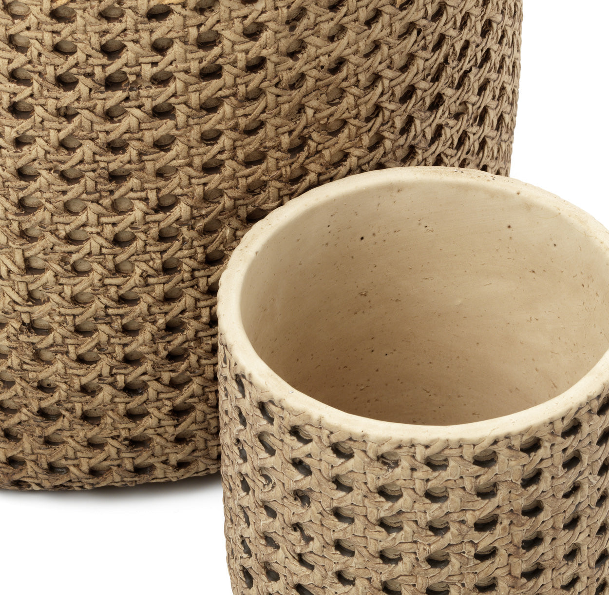 The RattanRock Planter - Natural - S